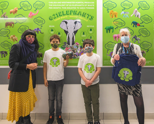 NHS and ISS work together to reduce waste with #21 Elephants - Recycling Campaign