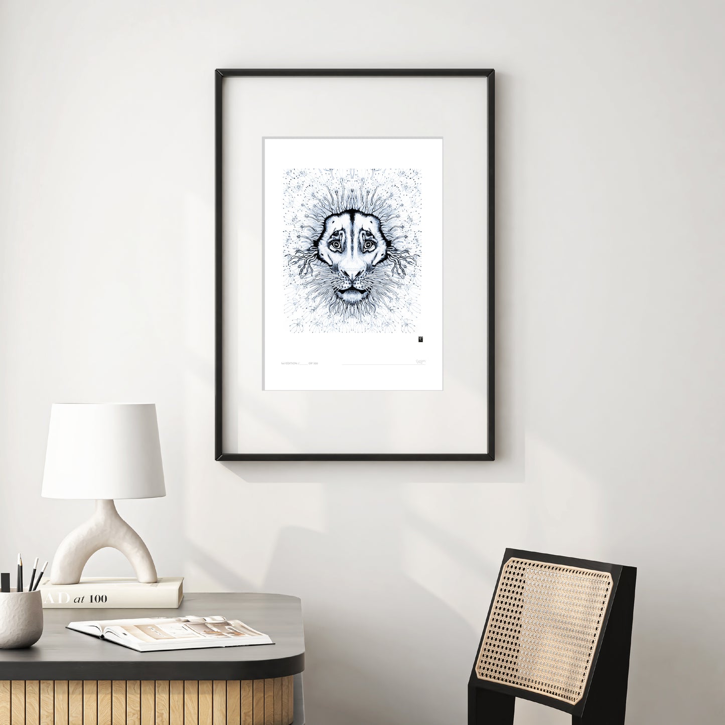 Curious Creatures Series - Dandy Lion - Limited Edition Print