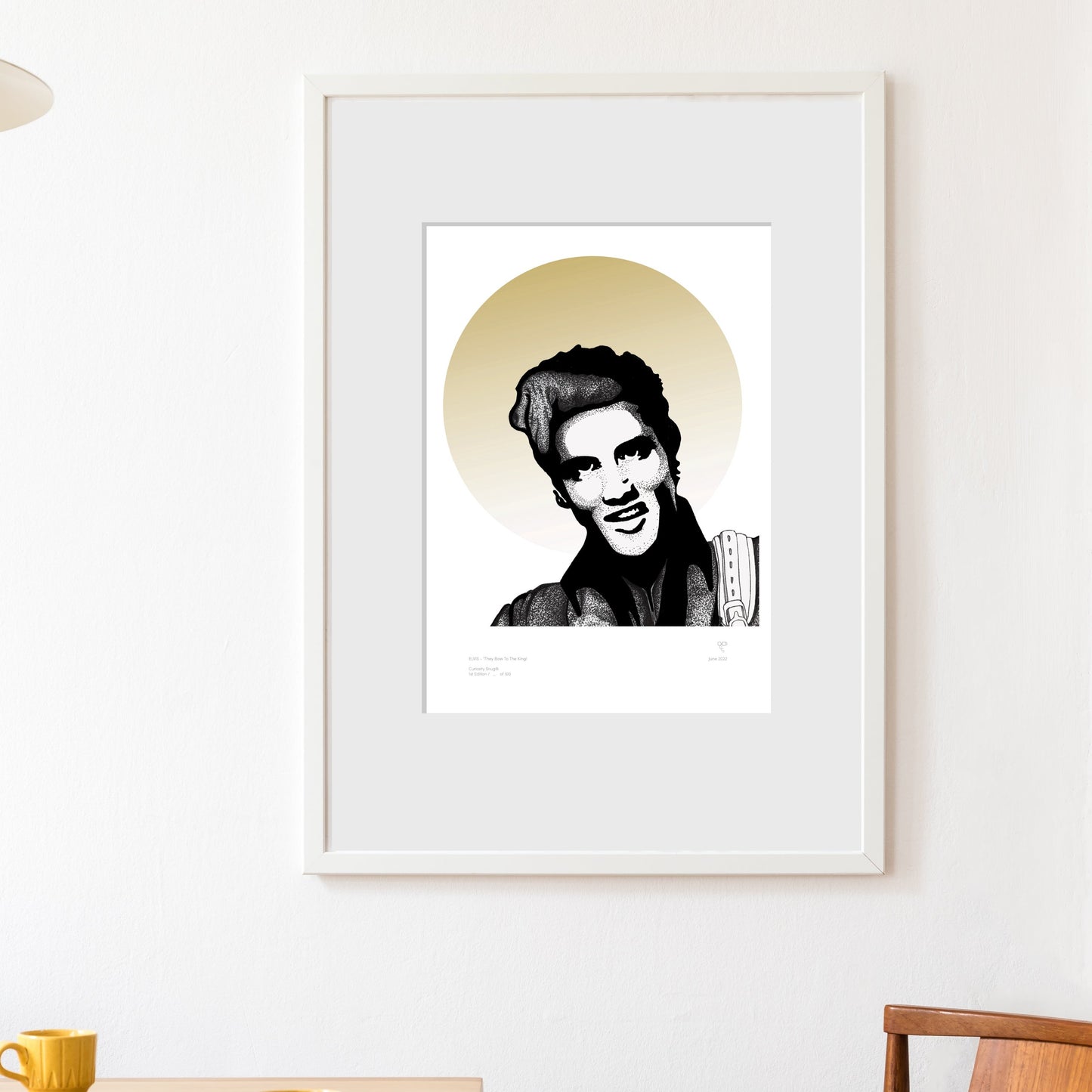 Music Icons Series - Elvis - They Bow To The King - Limited Edition Print