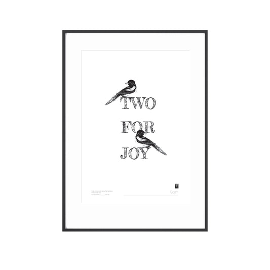 The Curious Magpie Series - Two For Joy - Limited Edition Print