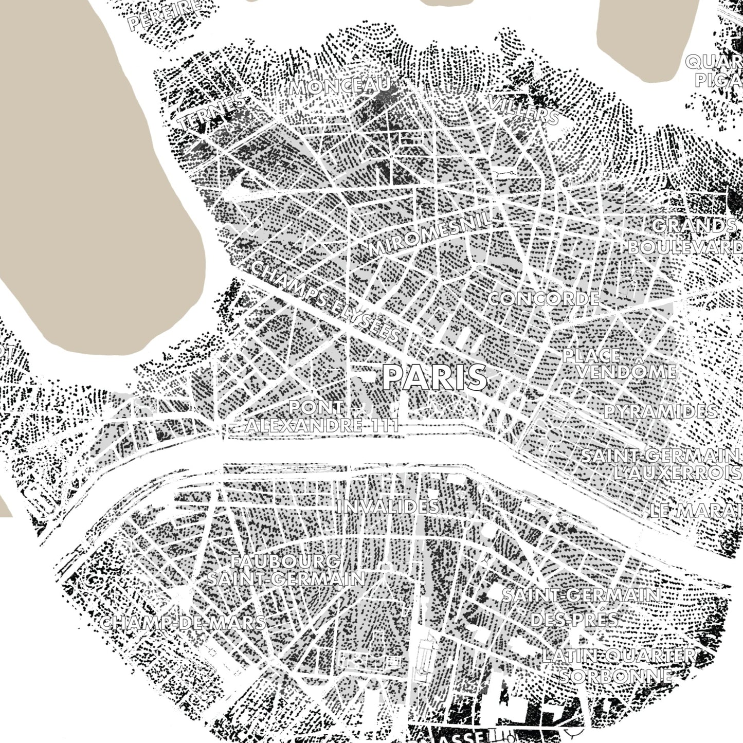 Hi-5 Series PAR - Paris - Beige - Limited Edition Print