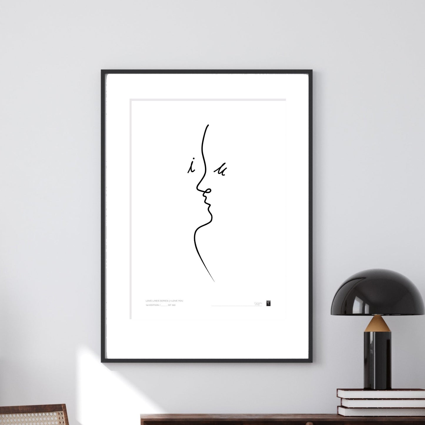 Love Lines Series - i love u - Limited Edition Print