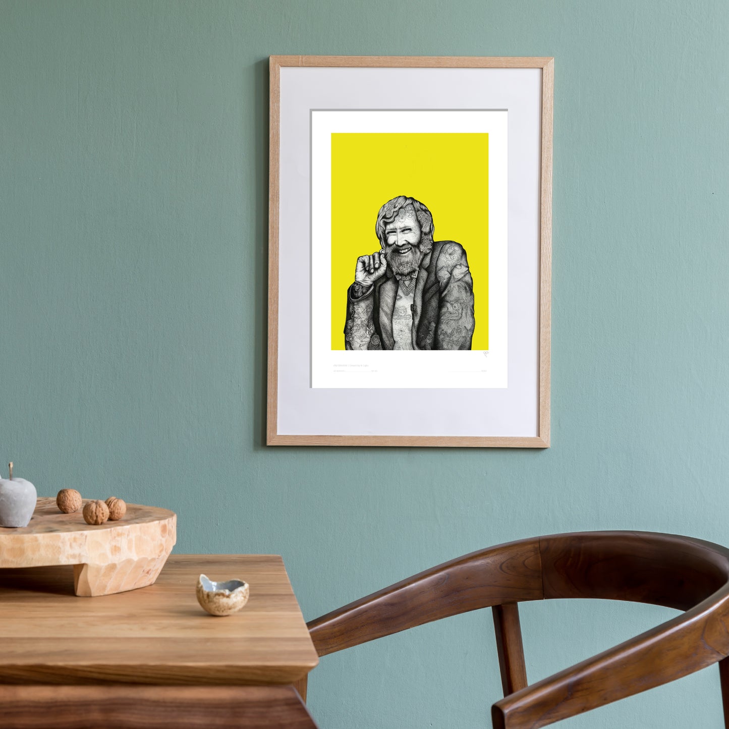 Portrait Series - Jim Henson - Creativity & Light - Limited Edition Print
