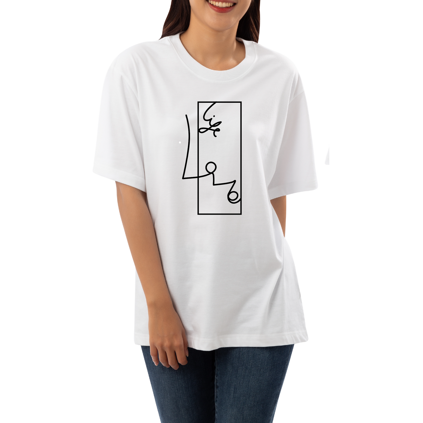 L.Lines Series - L.L.L | Unisex T-Shirt - White