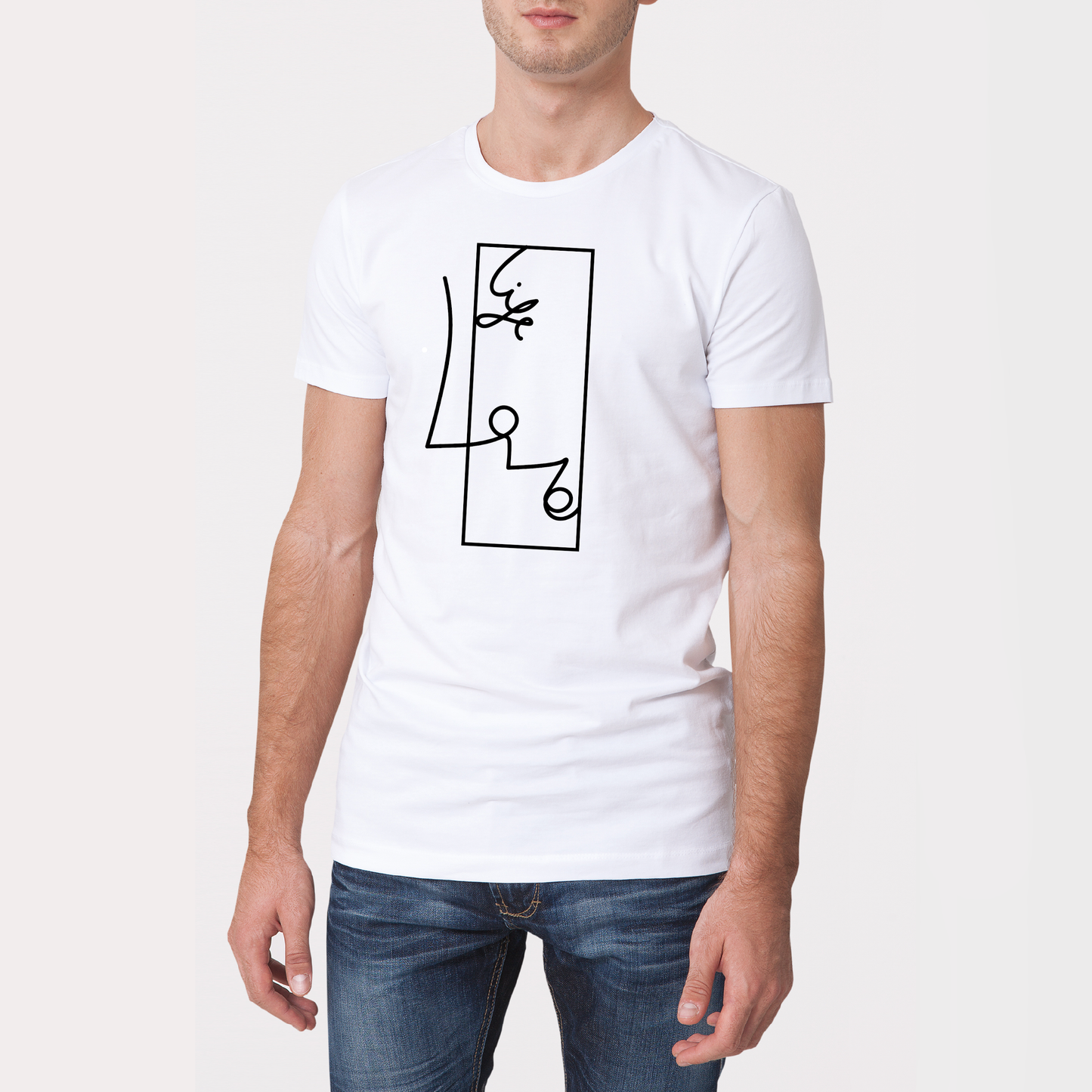 L.Lines Series - L.L.L | Unisex T-Shirt - White