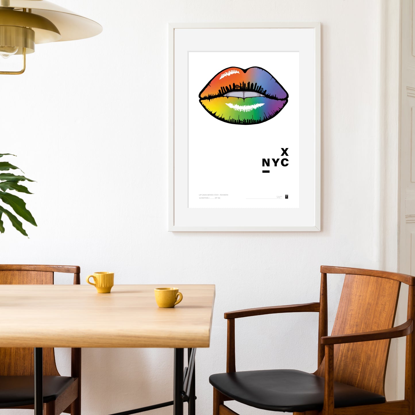 Lip Lines Series X NYC - Multicolour - Limited Edition Print