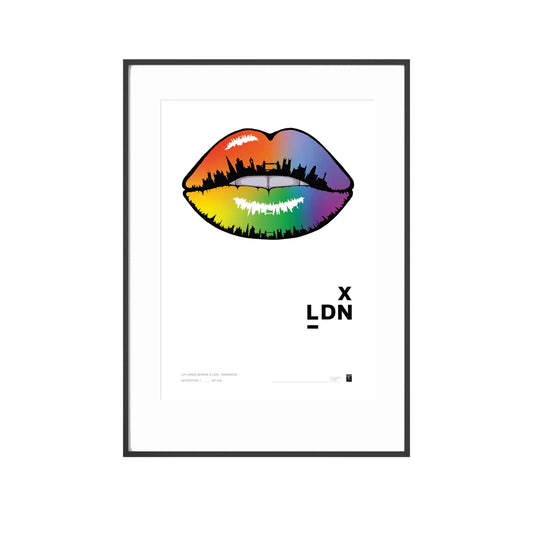 Lip Lines Series  X LDN - Multicolour - Limited Edition Print