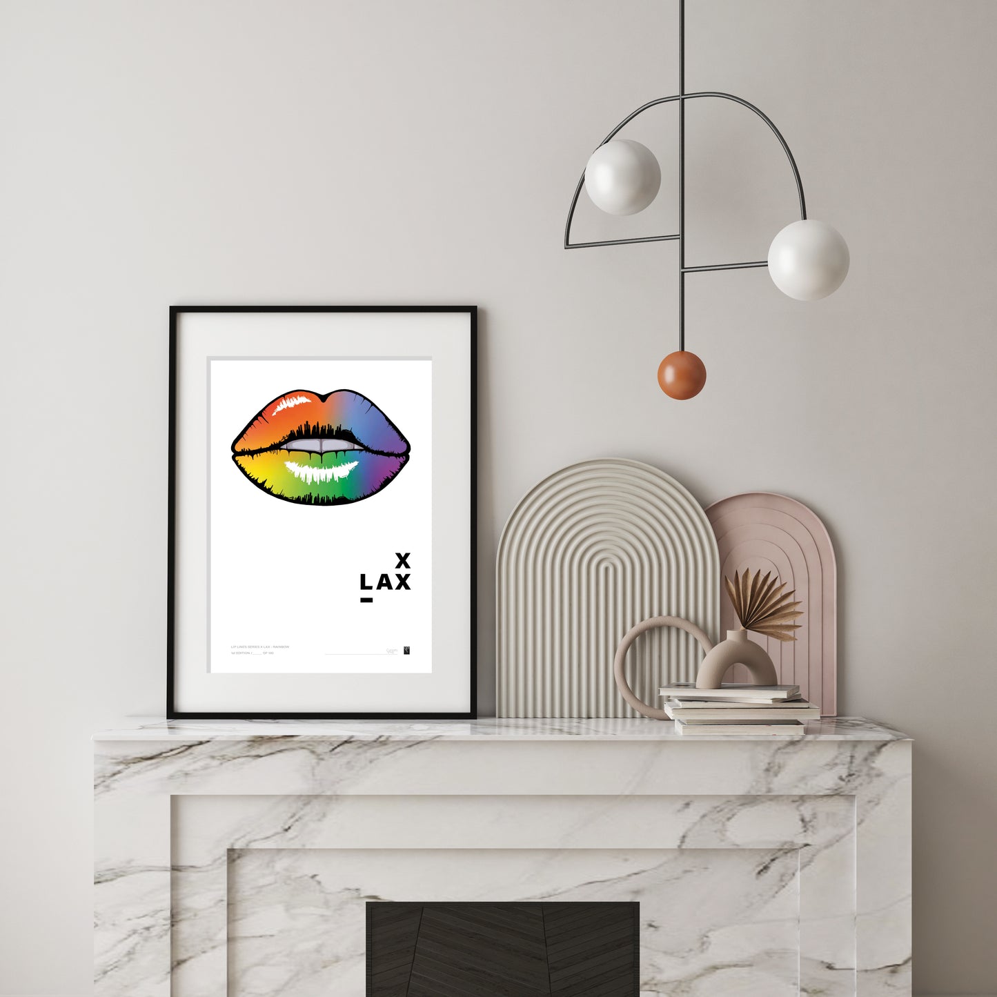 Lip Lines Series X LAX - Multicolour - Limited Edition Print