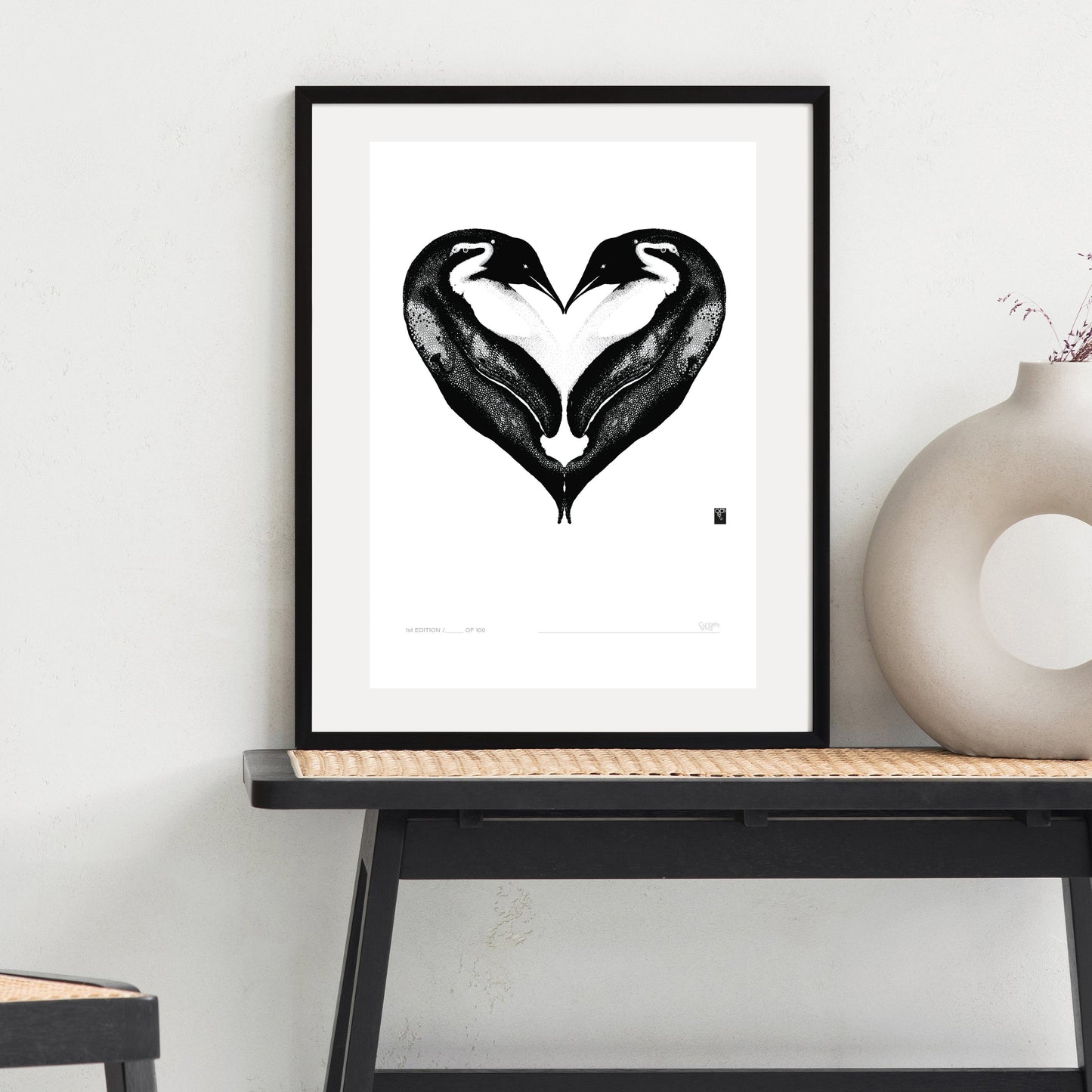 Curious Creatures Series - Love Hibernation - Limited Edition Print