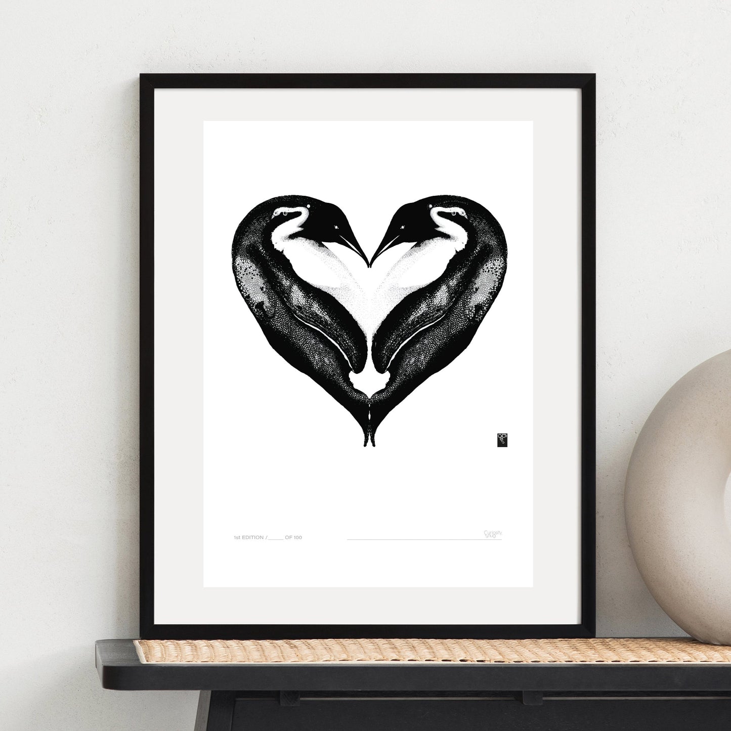 Curious Creatures Series - Love Hibernation - Limited Edition Print