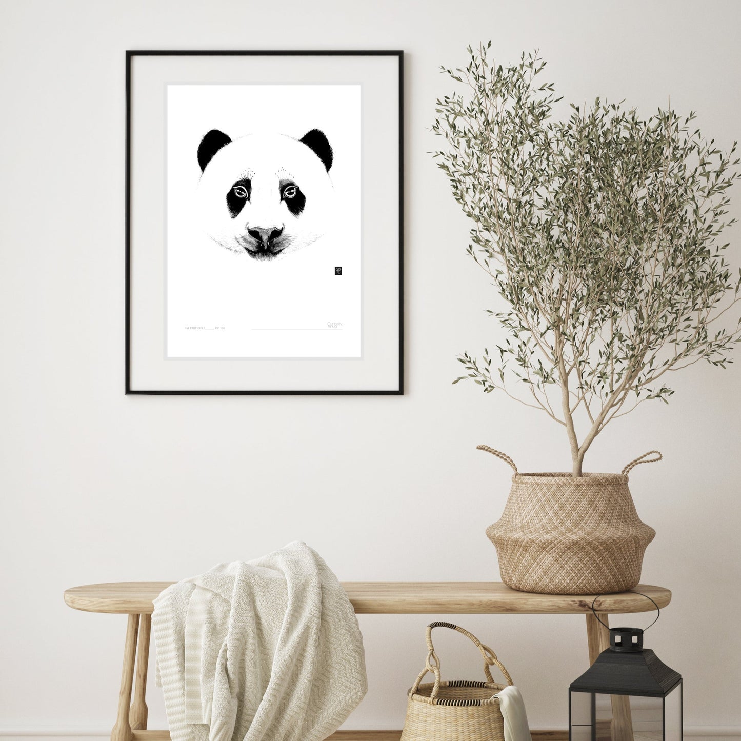 Curious Creatures Series - A Panda Named Sue - Limited Edition Print