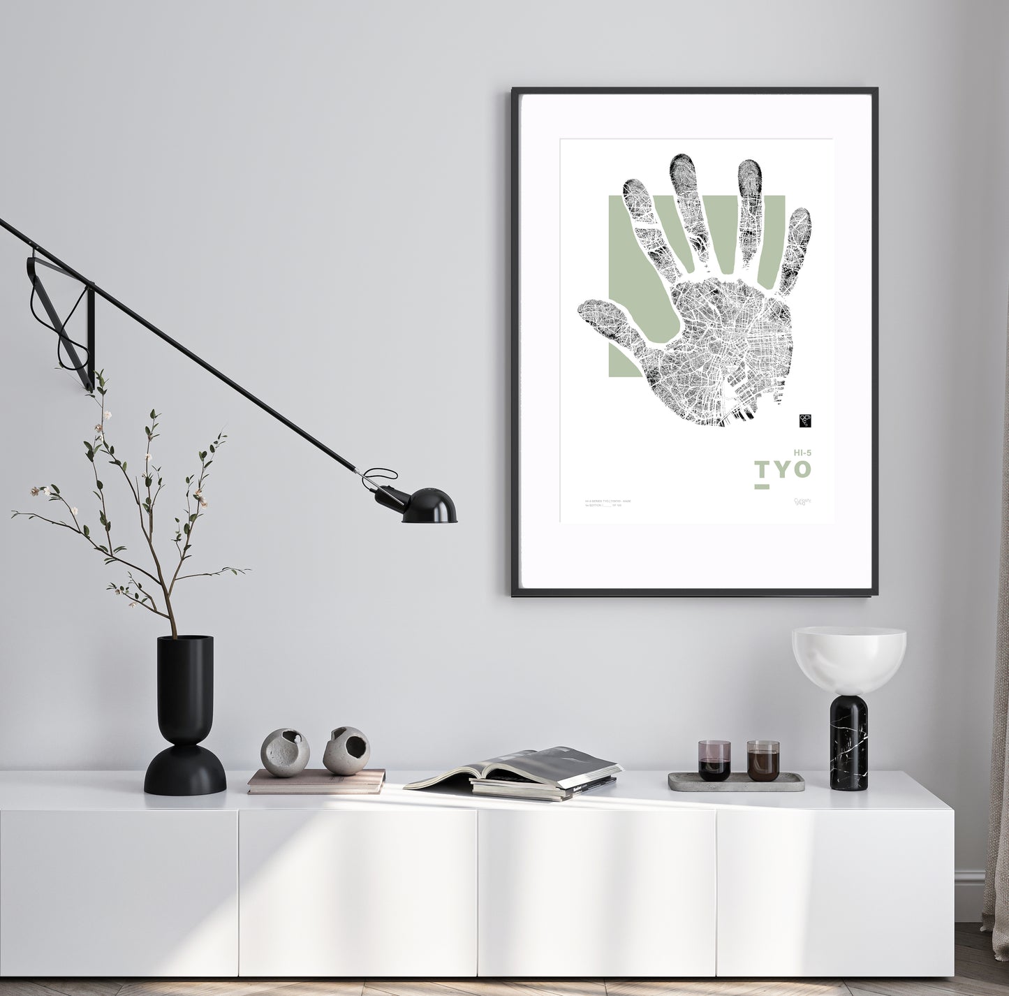 Hi-5 Series TYO - Tokyo - Sage - Limited Edition Print