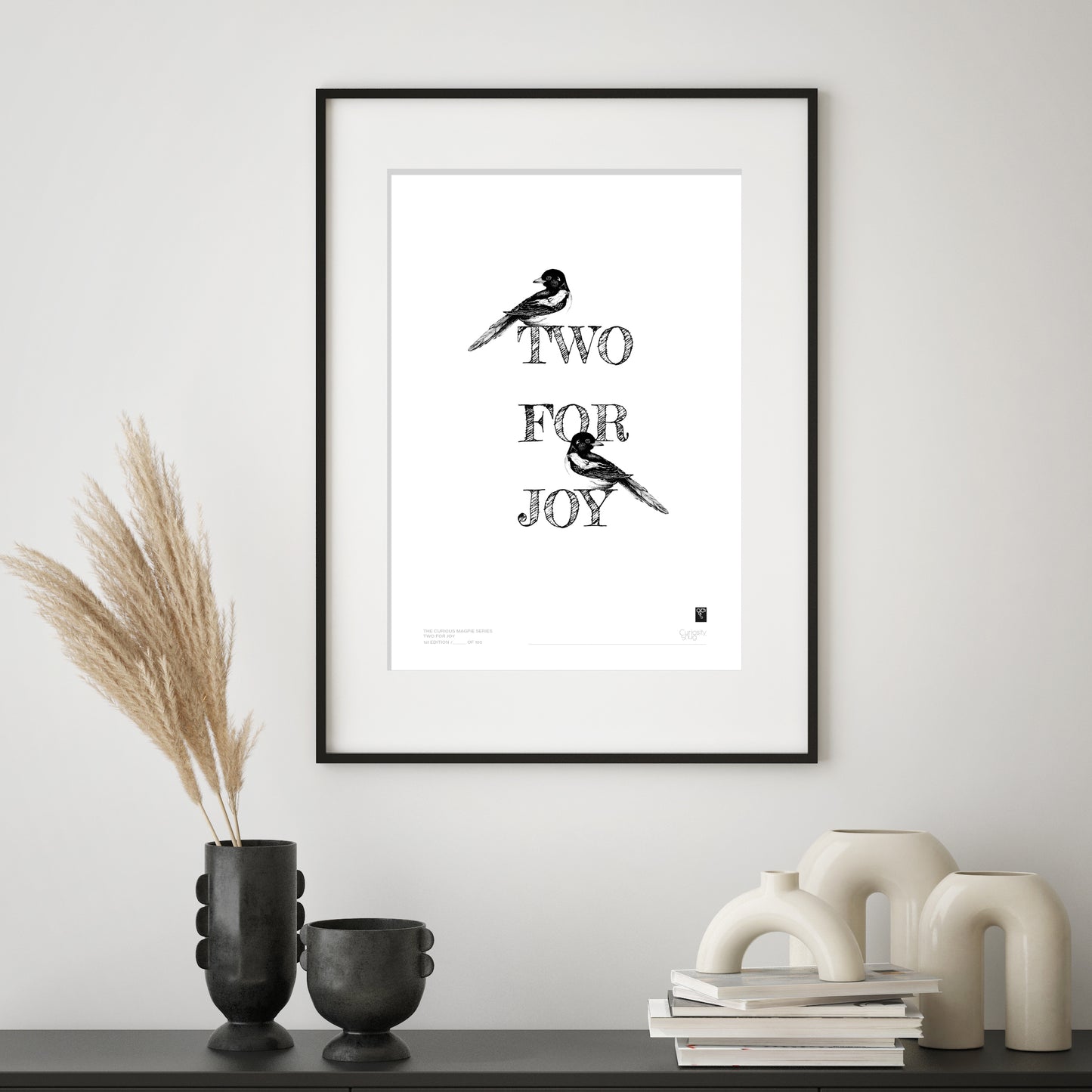 The Curious Magpie Series - Two For Joy - Limited Edition Print