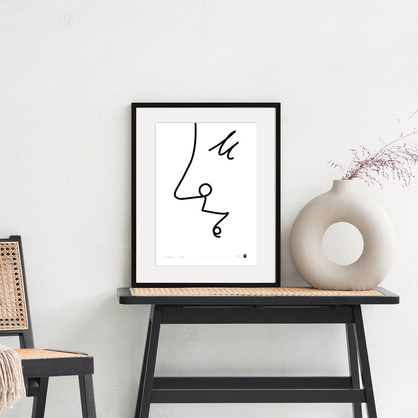 Love Lines Series - Love U - Limited Edition Print