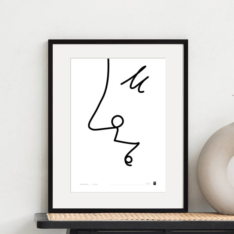 Love Lines Series - Love U - Limited Edition Print