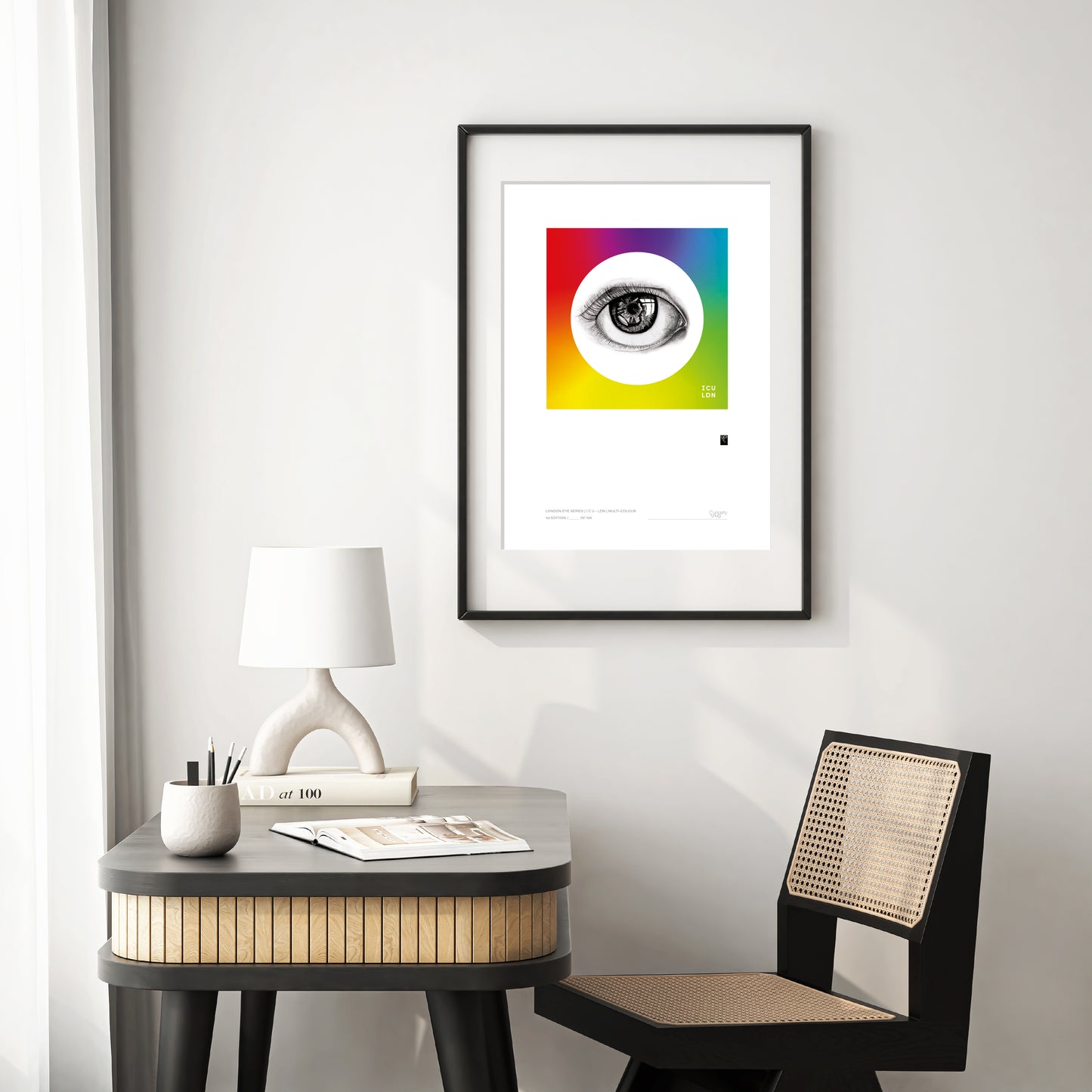London Eye Series - I C U - LDN - Multi-Colour - Limited Edition Print