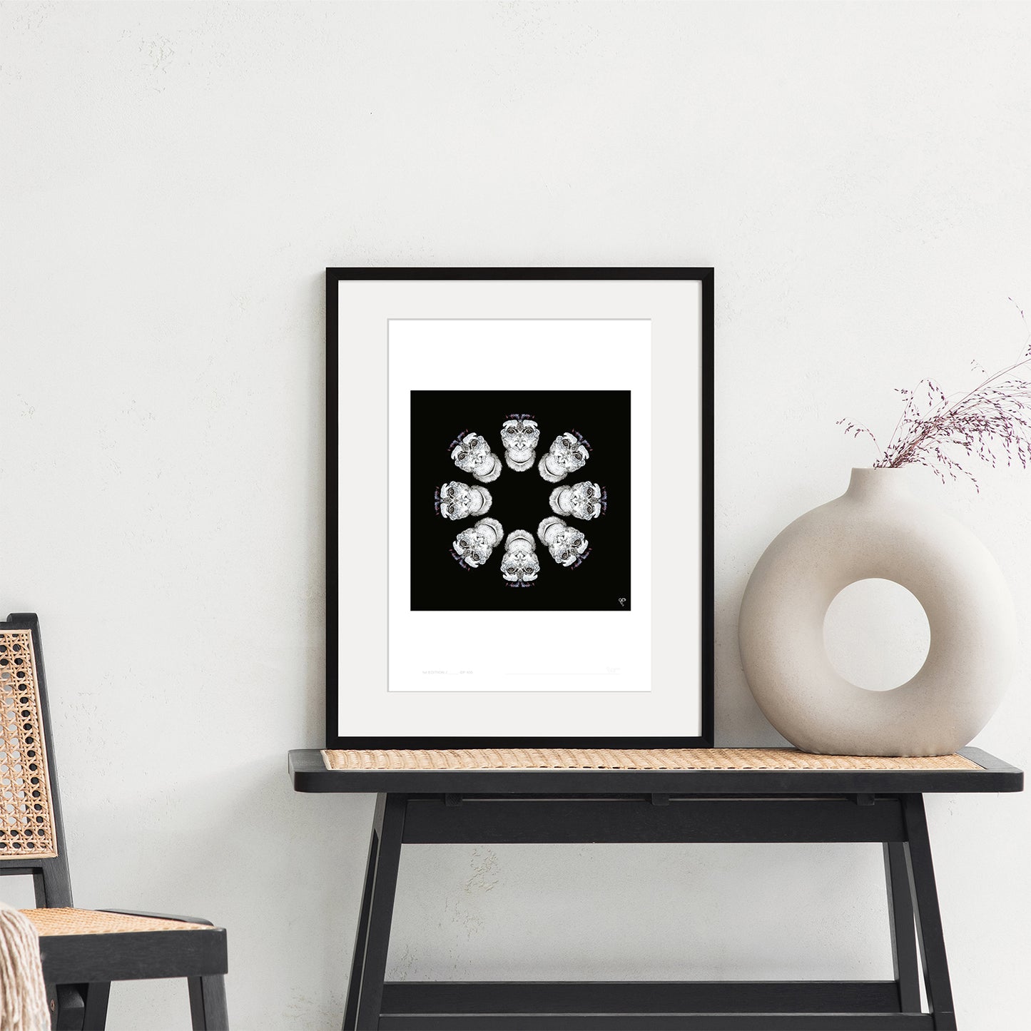 Curious Creatures Series - Chimp Daisy - Limited Edition Print