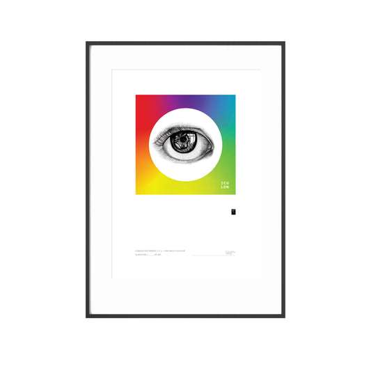 London Eye Series - I C U - LDN - Multi-Colour - Limited Edition Print