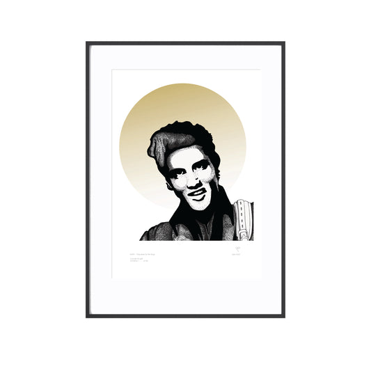 Music Icons Series - Elvis - They Bow To The King - Limited Edition Print