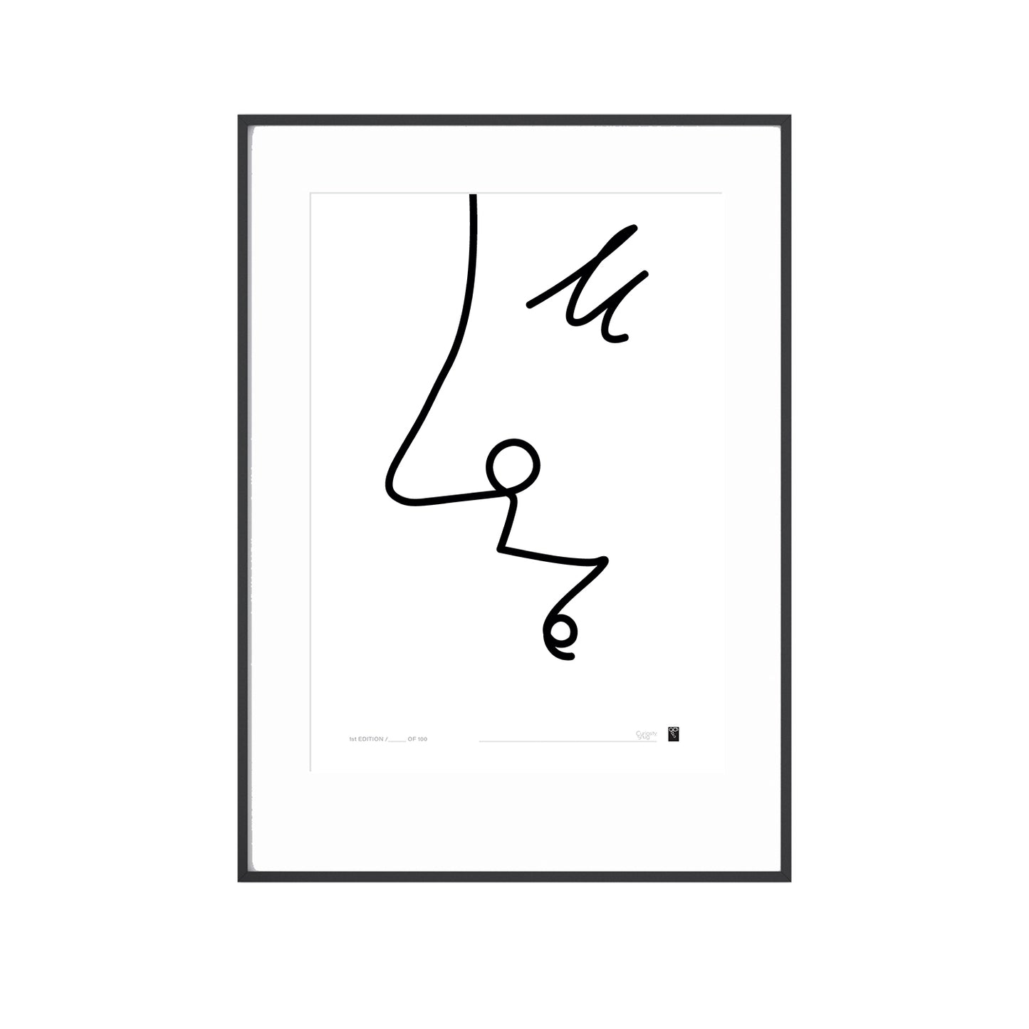 Love Lines Series - Love U - Limited Edition Print