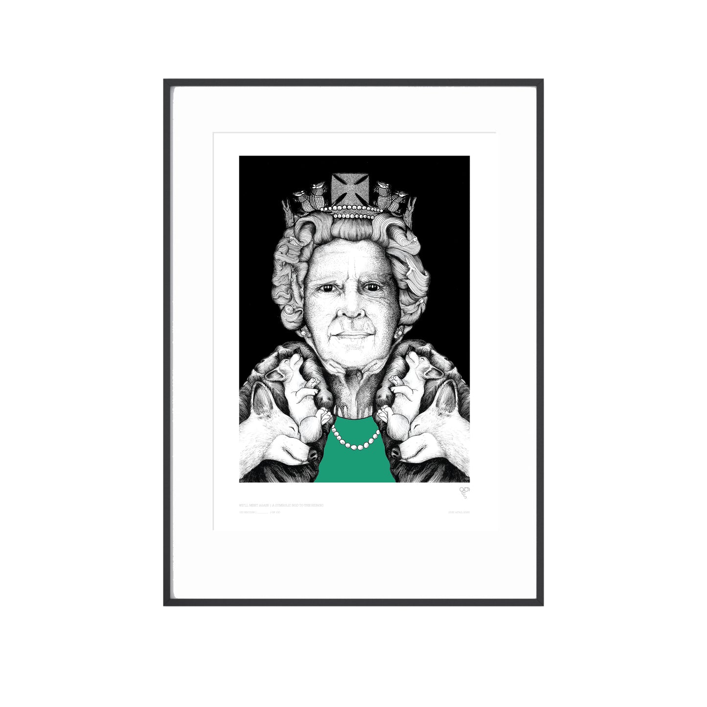 Portrait Series - A Symbolic Nod to the Heroic - We Will Meet Again - Limited Edition Print