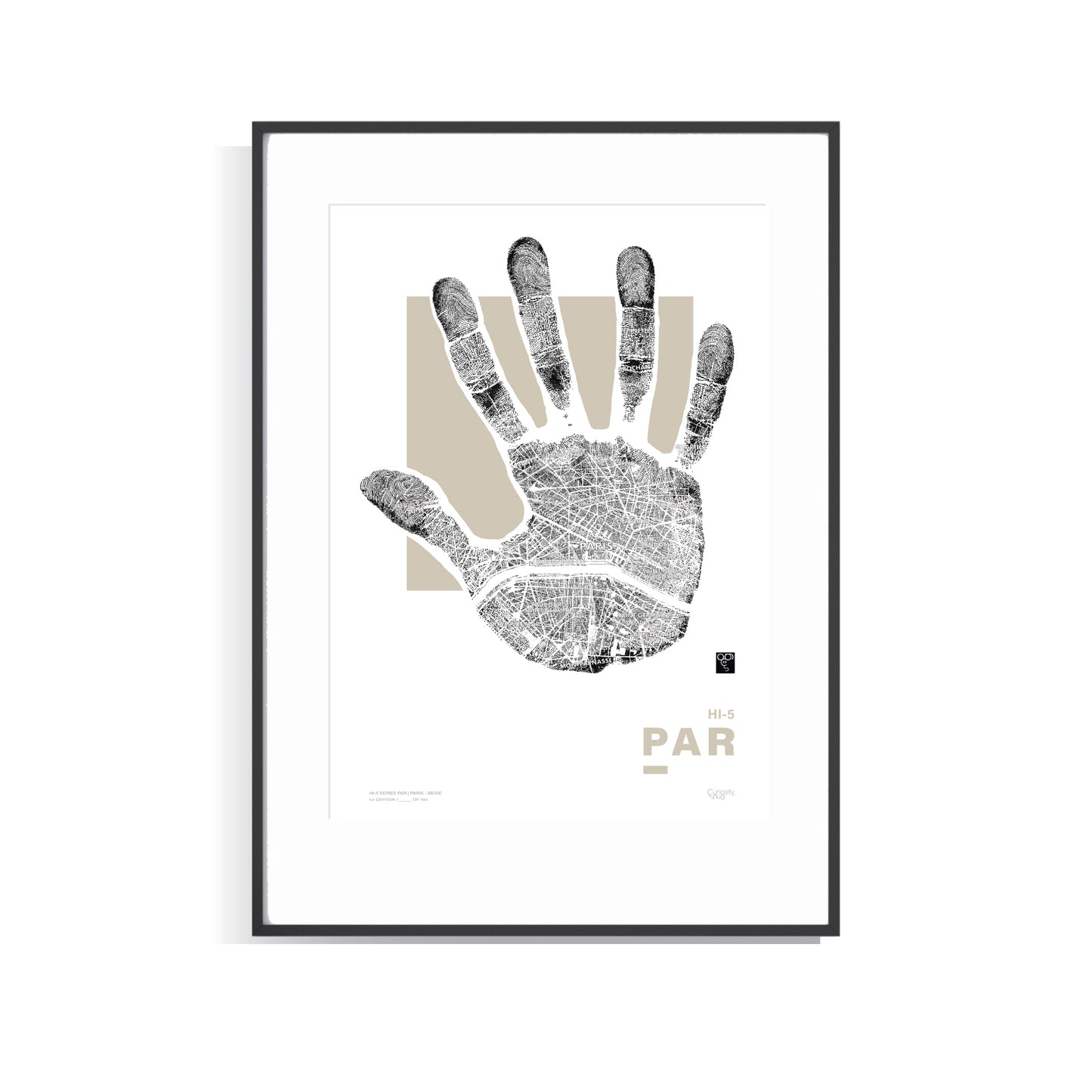 Hi-5 Series PAR - Paris - Beige - Limited Edition Print
