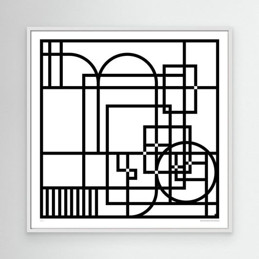 Zodiac Series - Abstract Lines - Capricornus - Limited Edition Framed Canvas