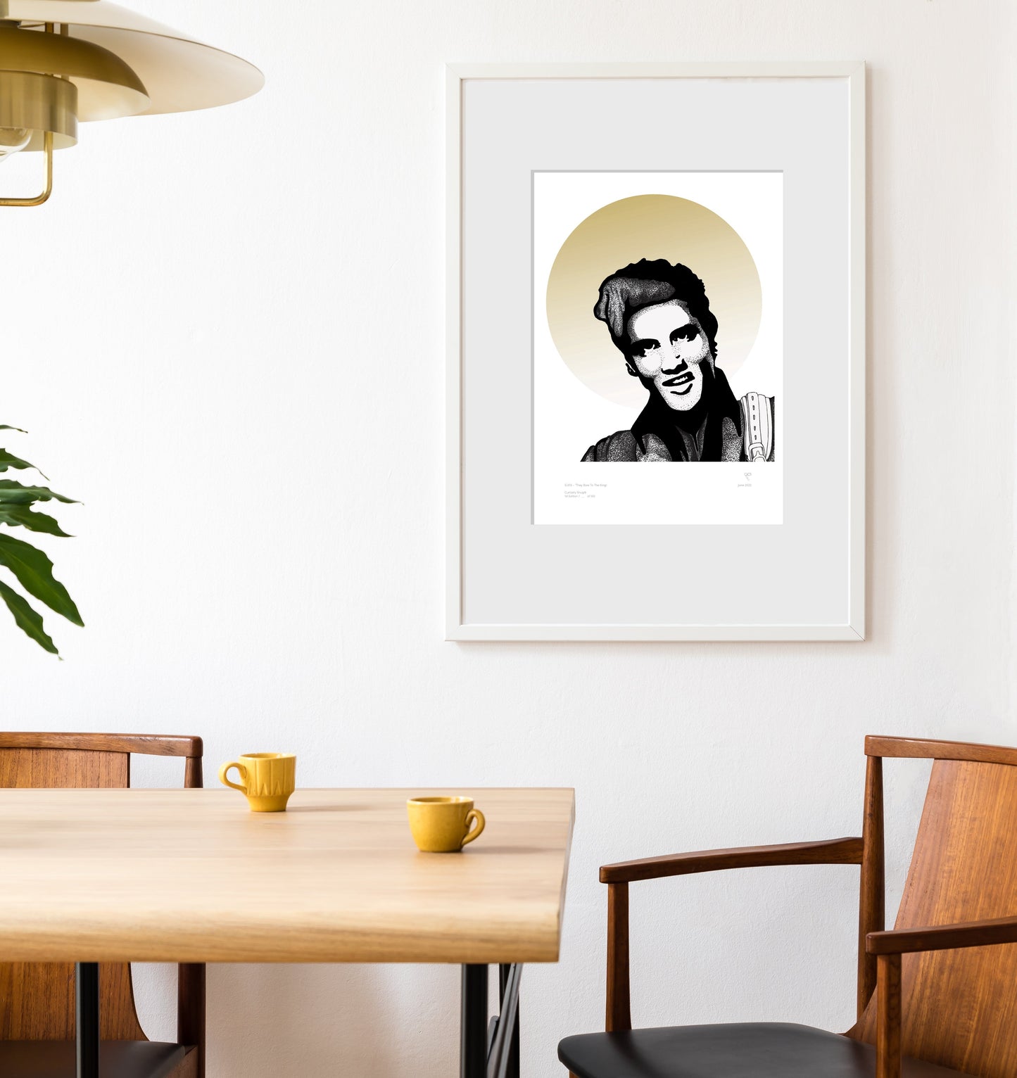 Music Icons Series - Elvis - They Bow To The King - Limited Edition Print