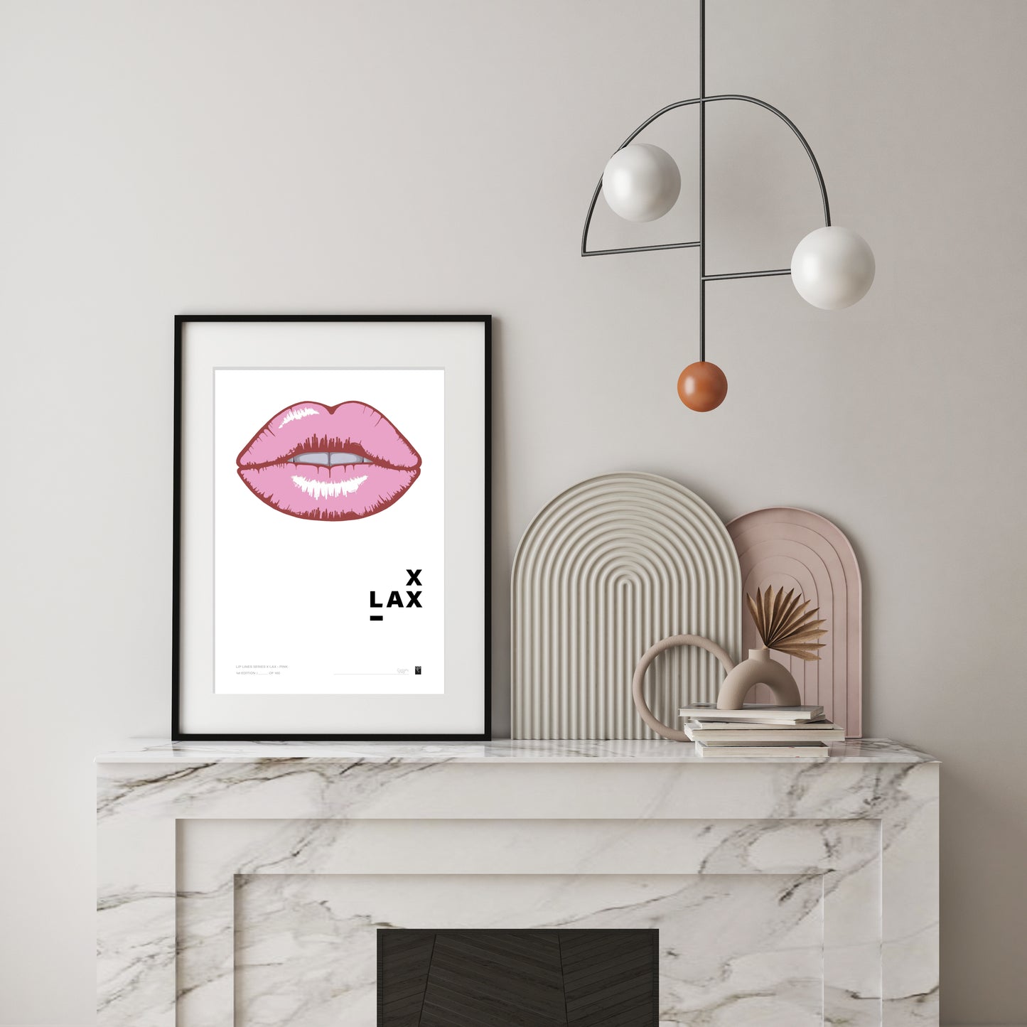 Lip Lines Series  X LAX - Pink - Limited Edition Print