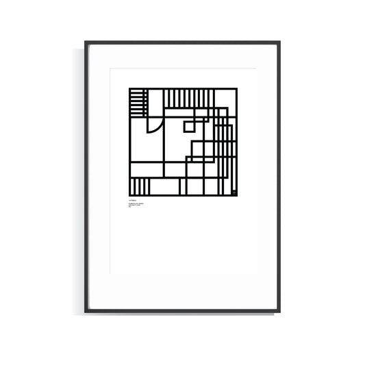 Suggestion


Framed black and white abstract limited edition numerology Number 1 print on a white background