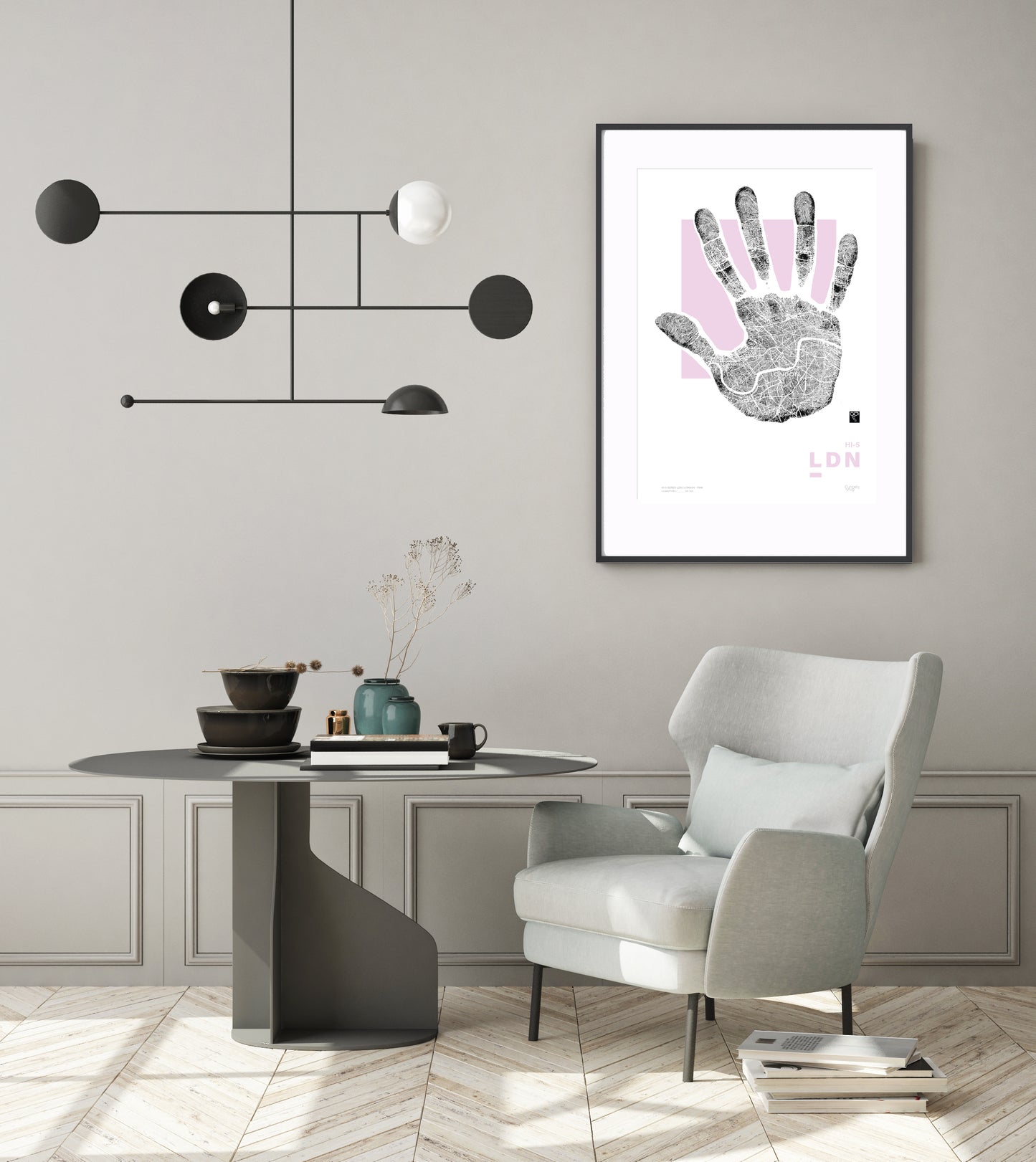 Hi-5 Series LDN - London - Pink - Limited Edition Print