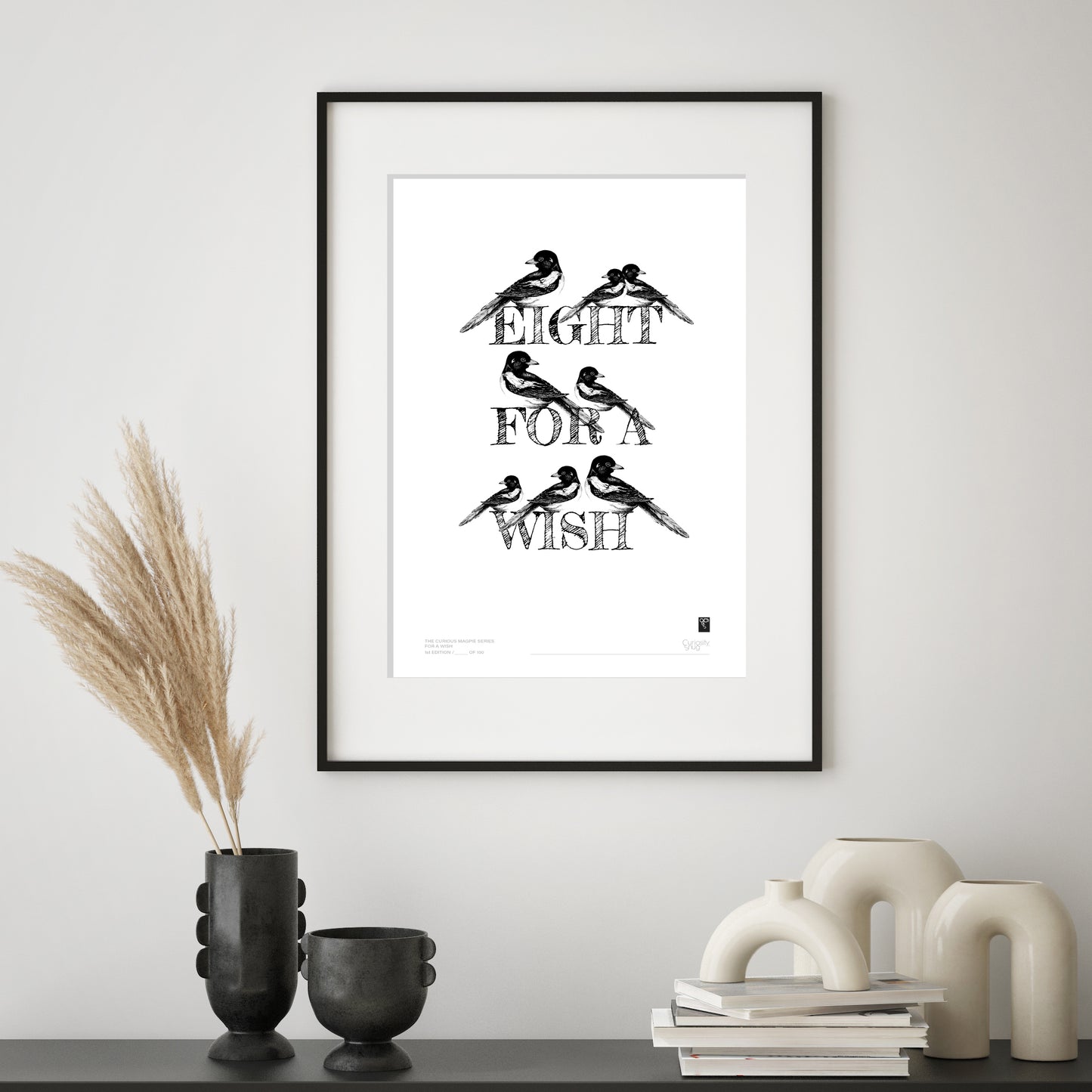 The Curious Magpie Series - Eight For A Wish - Limited Edition Print