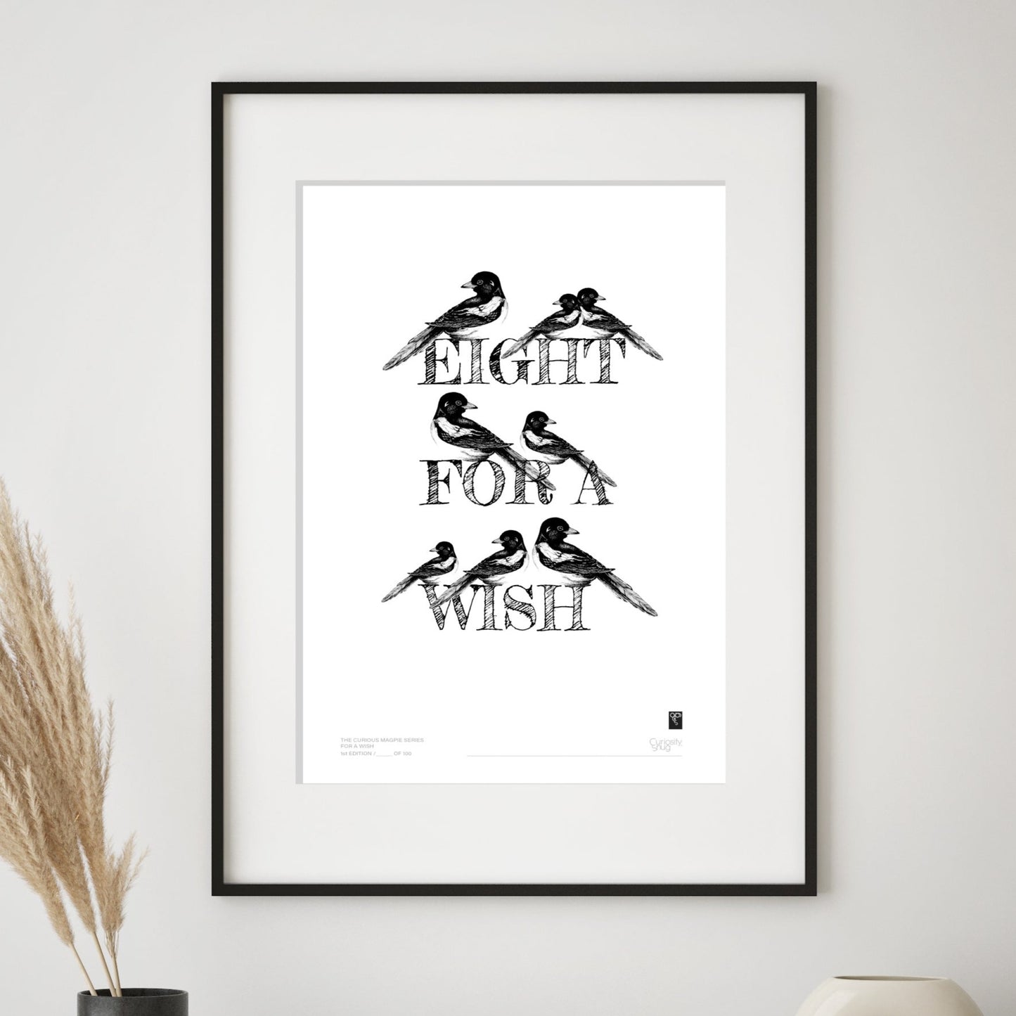 The Curious Magpie Series - Eight For A Wish - Limited Edition Print