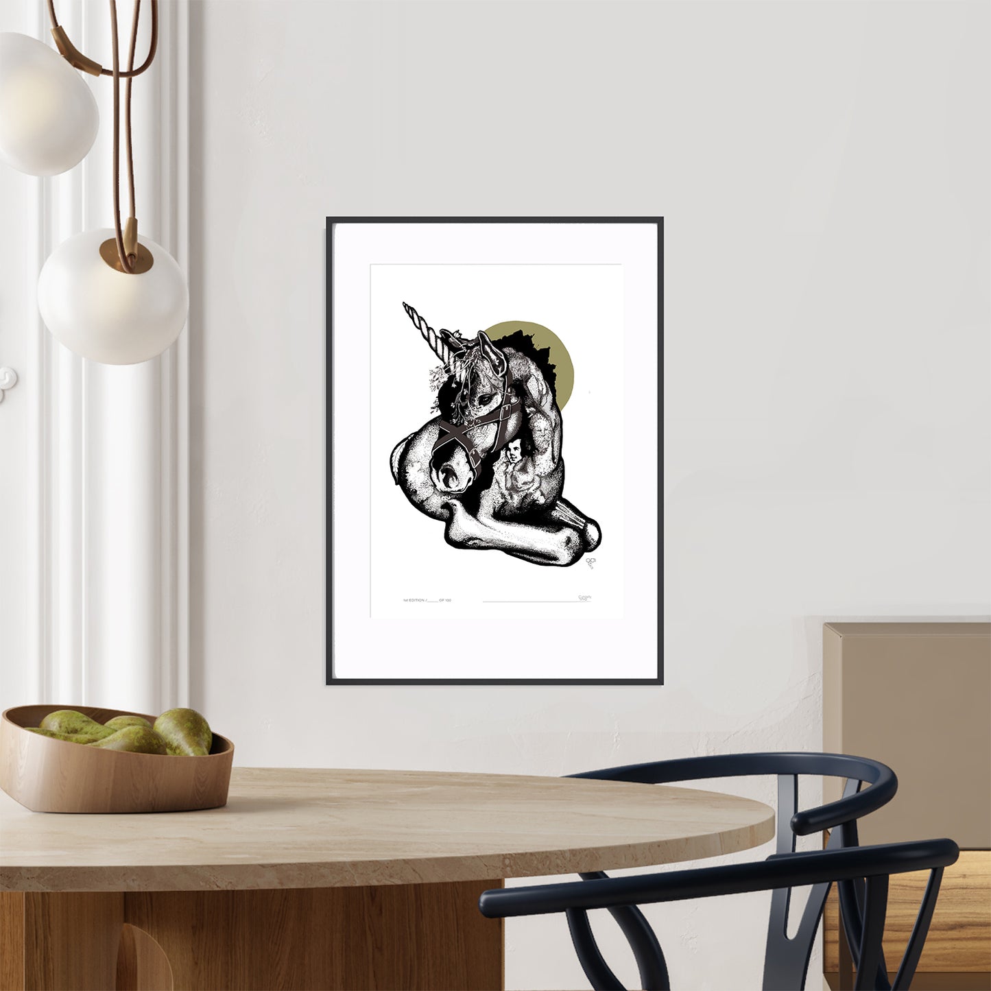 Curious Creatures Series - The Scottish Unicorn - Limited Edition Print