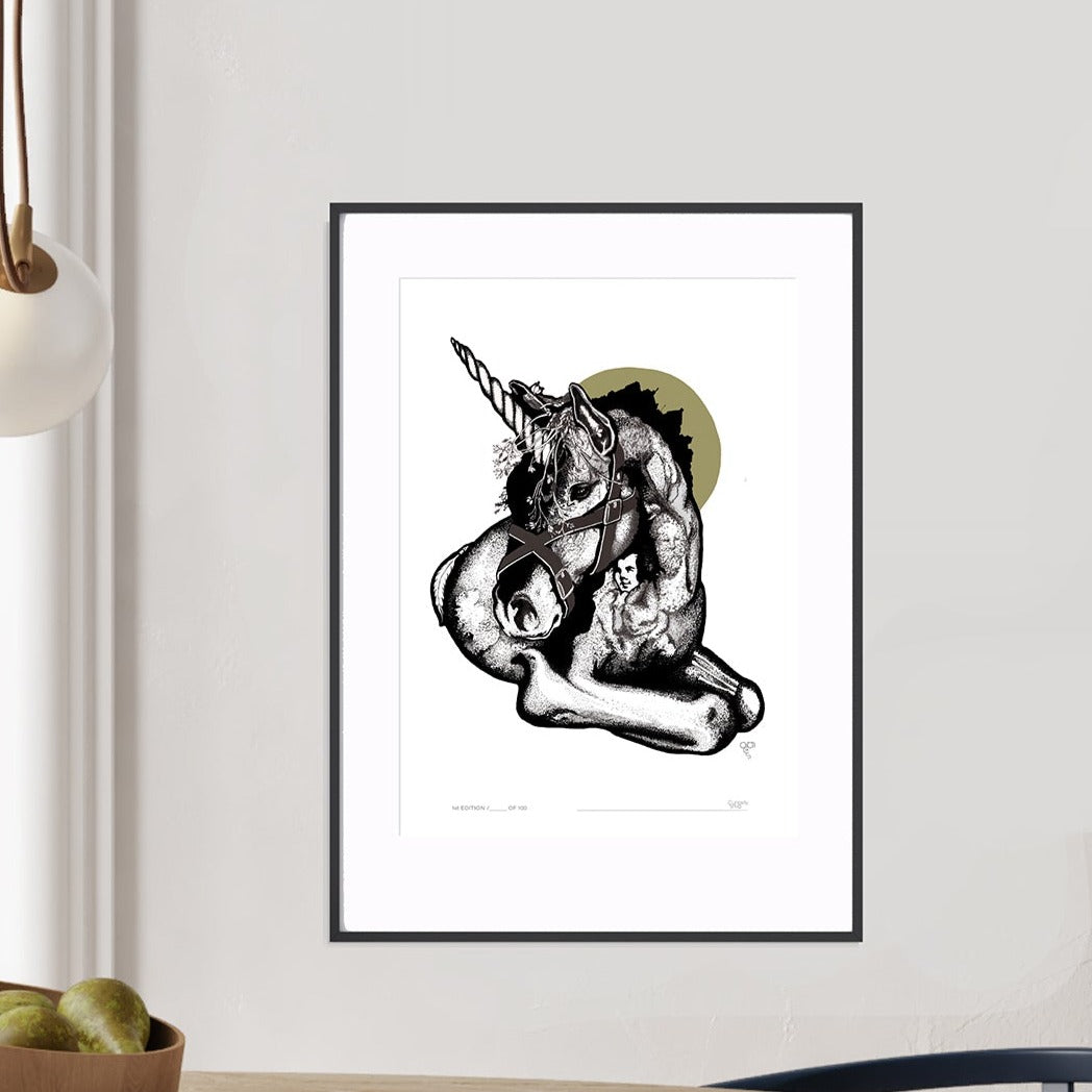 Curious Creatures Series - The Scottish Unicorn - Limited Edition Print