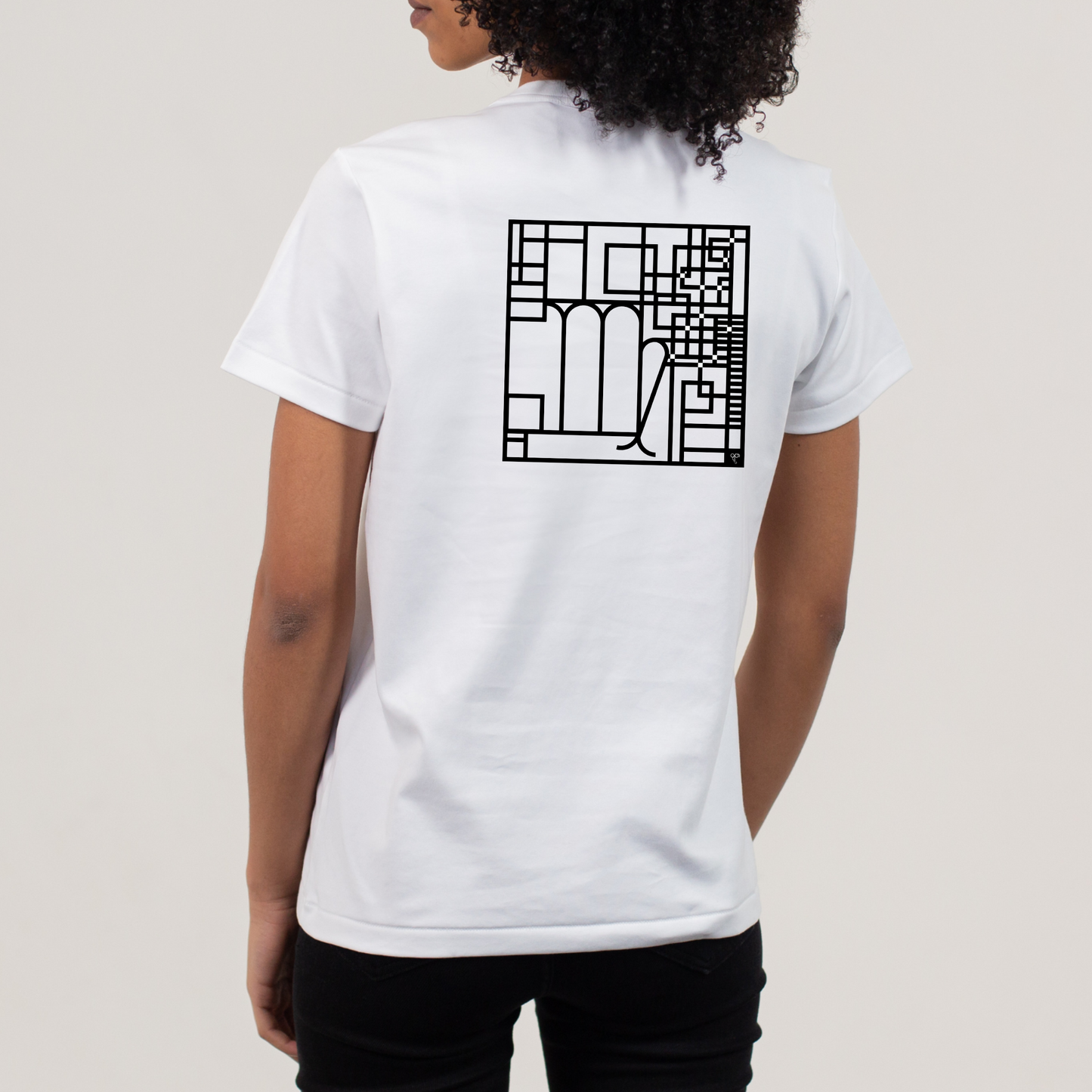 Zodiac Series Abstract Lines Virgo | Unisex T-Shirt - White