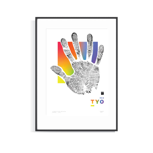 Hi-5 Series TYO - Tokyo - Multi-Colour - Limited Edition Print