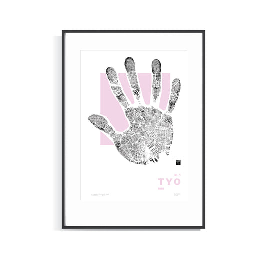 Hi-5 Series TYO - Tokyo - Pink - Limited Edition Print