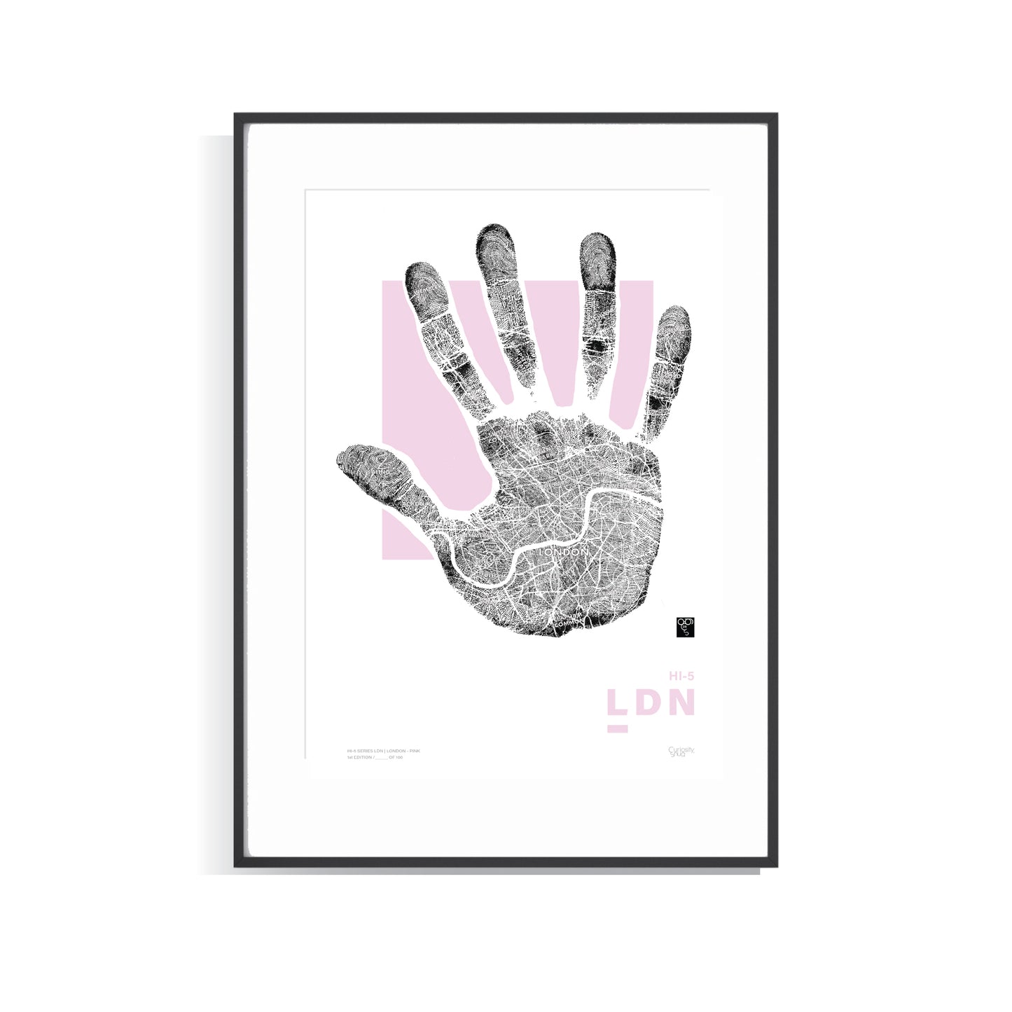 Hi-5 Series LDN - London - Pink - Limited Edition Print